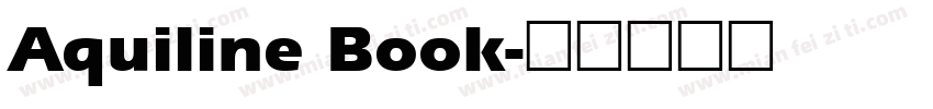 Aquiline Book字体转换